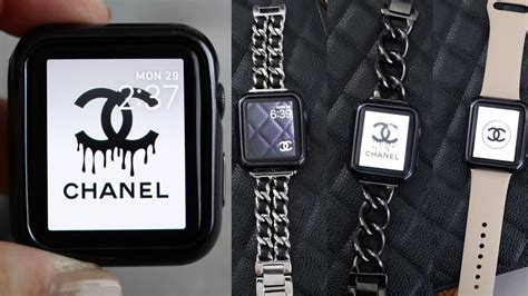 chanel apple watch bands|luxury apple watch band 44mm.